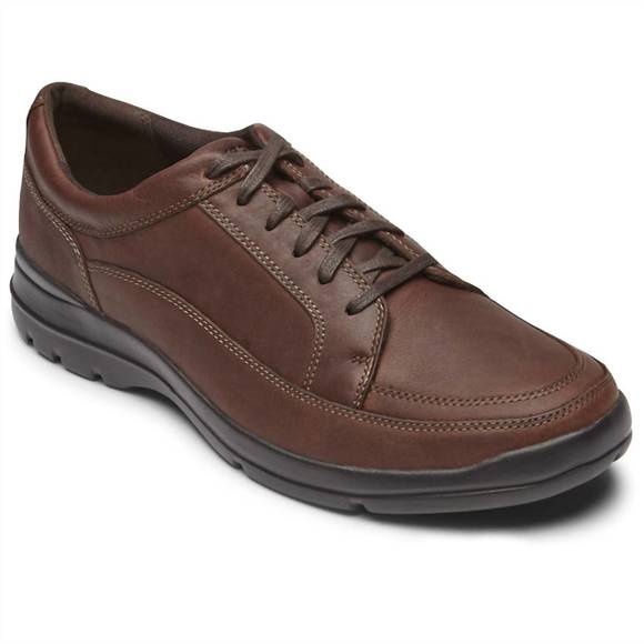 NEW ROCKPORT sneaker junction point shoe in chocolate - Picture 1 of 3